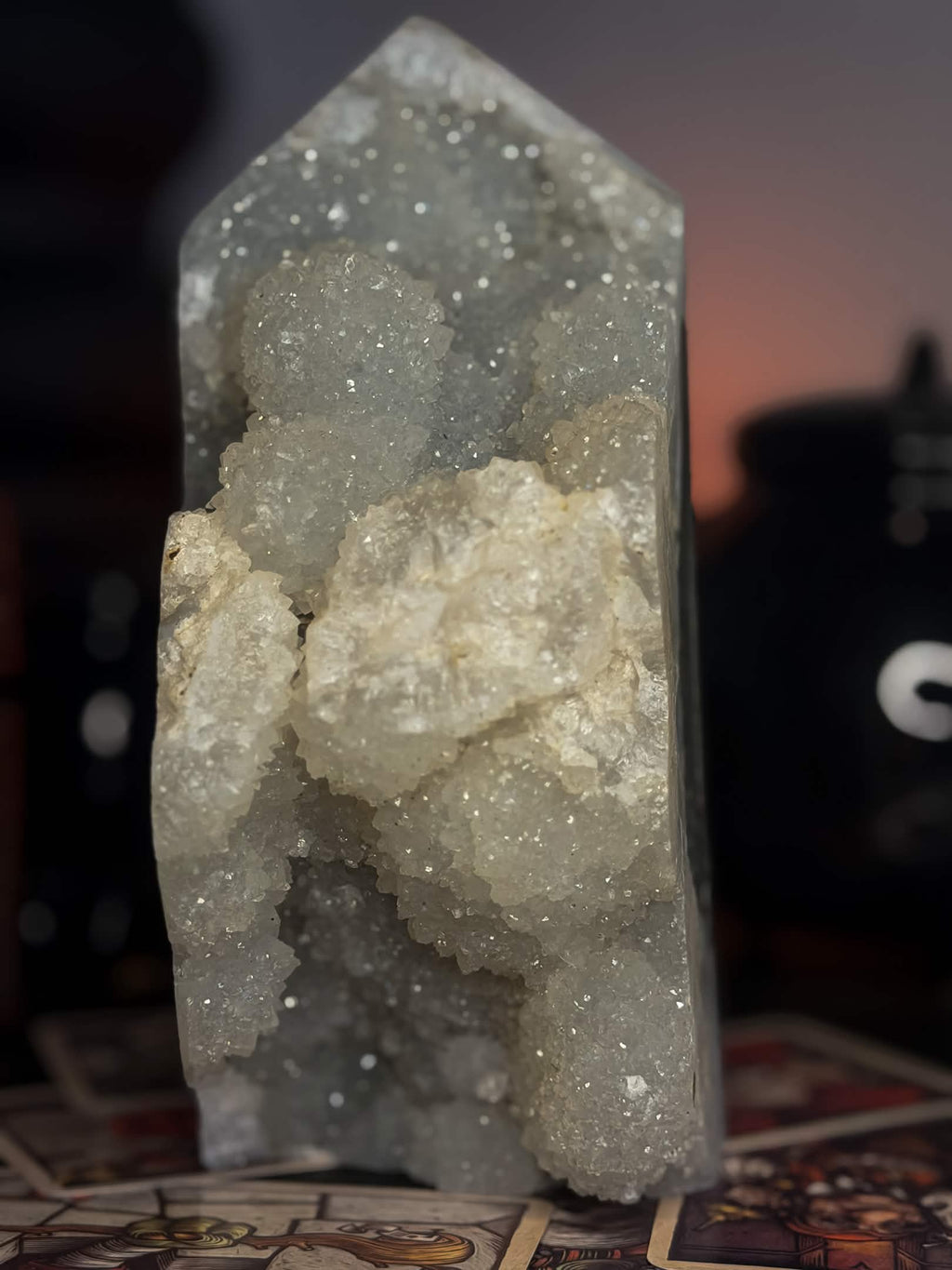 Druzy Quartz Stalactite Formation