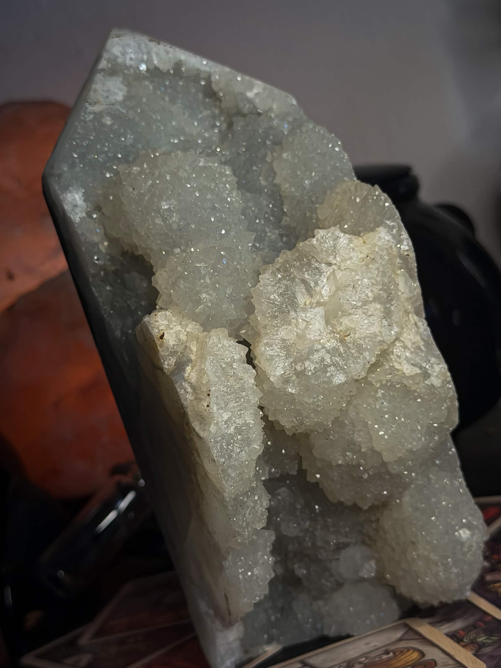 Druzy Quartz Stalactite Formation