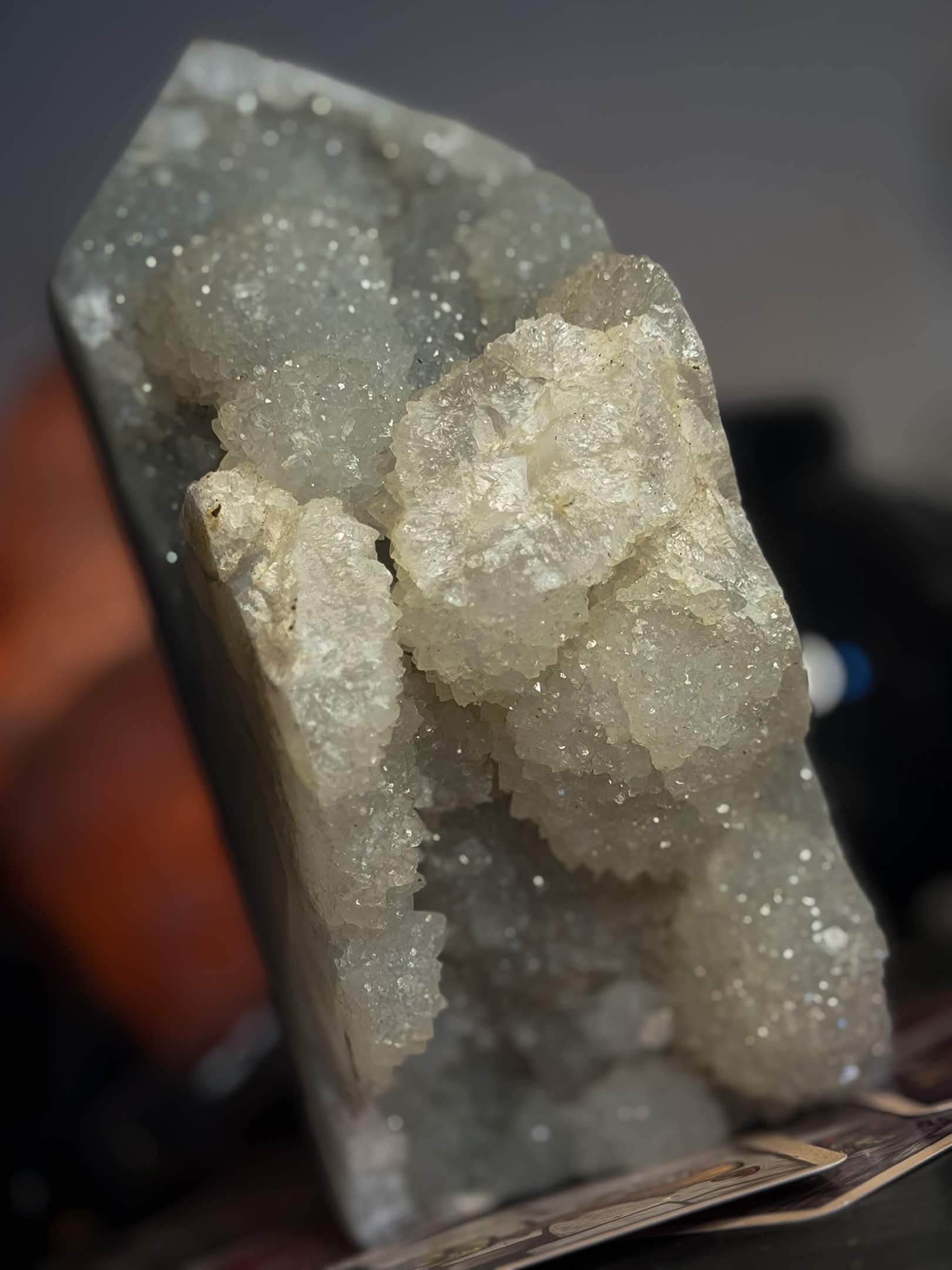 Druzy Quartz Stalactite Formation