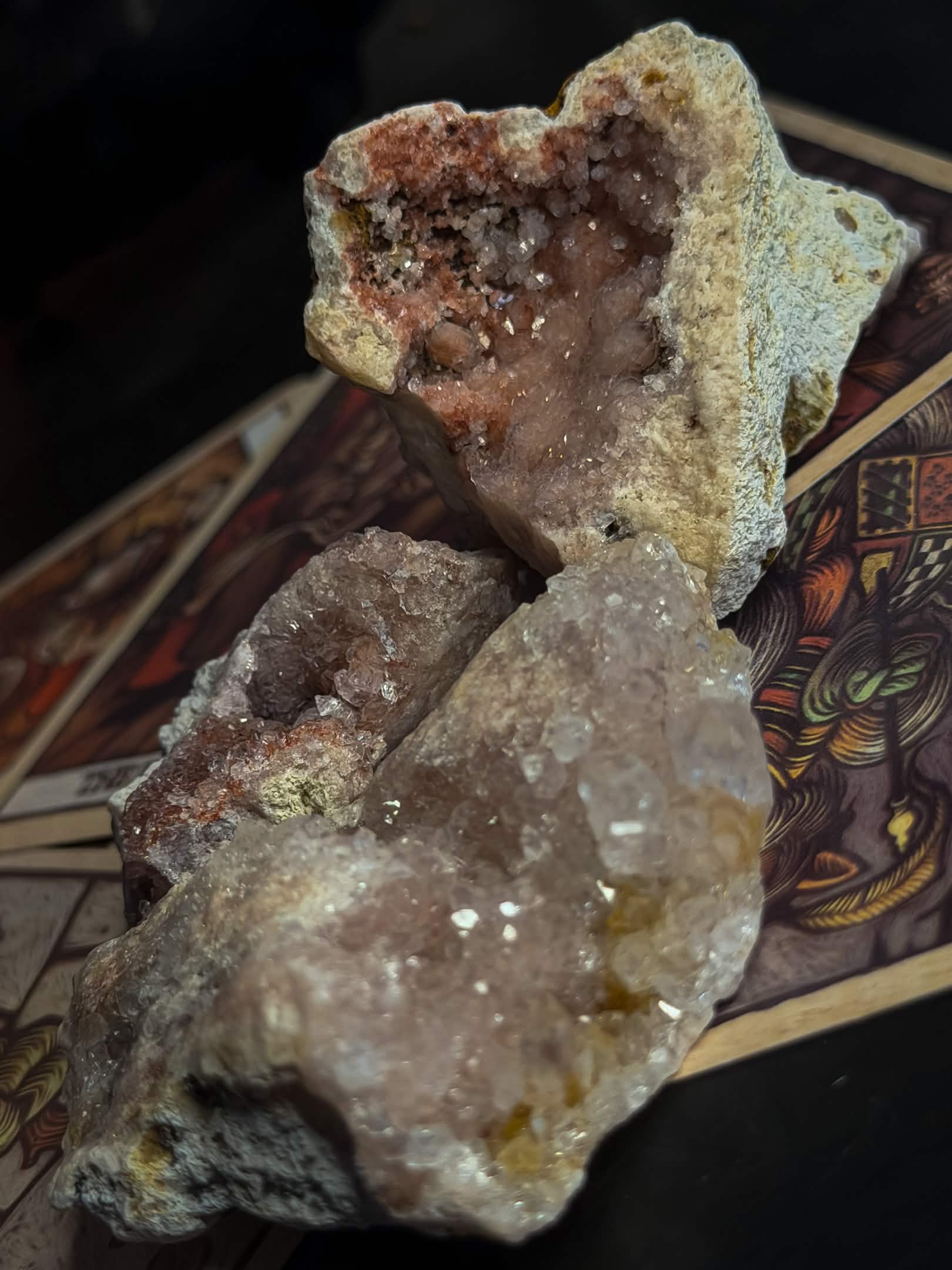 Pink Amethyst Cluster