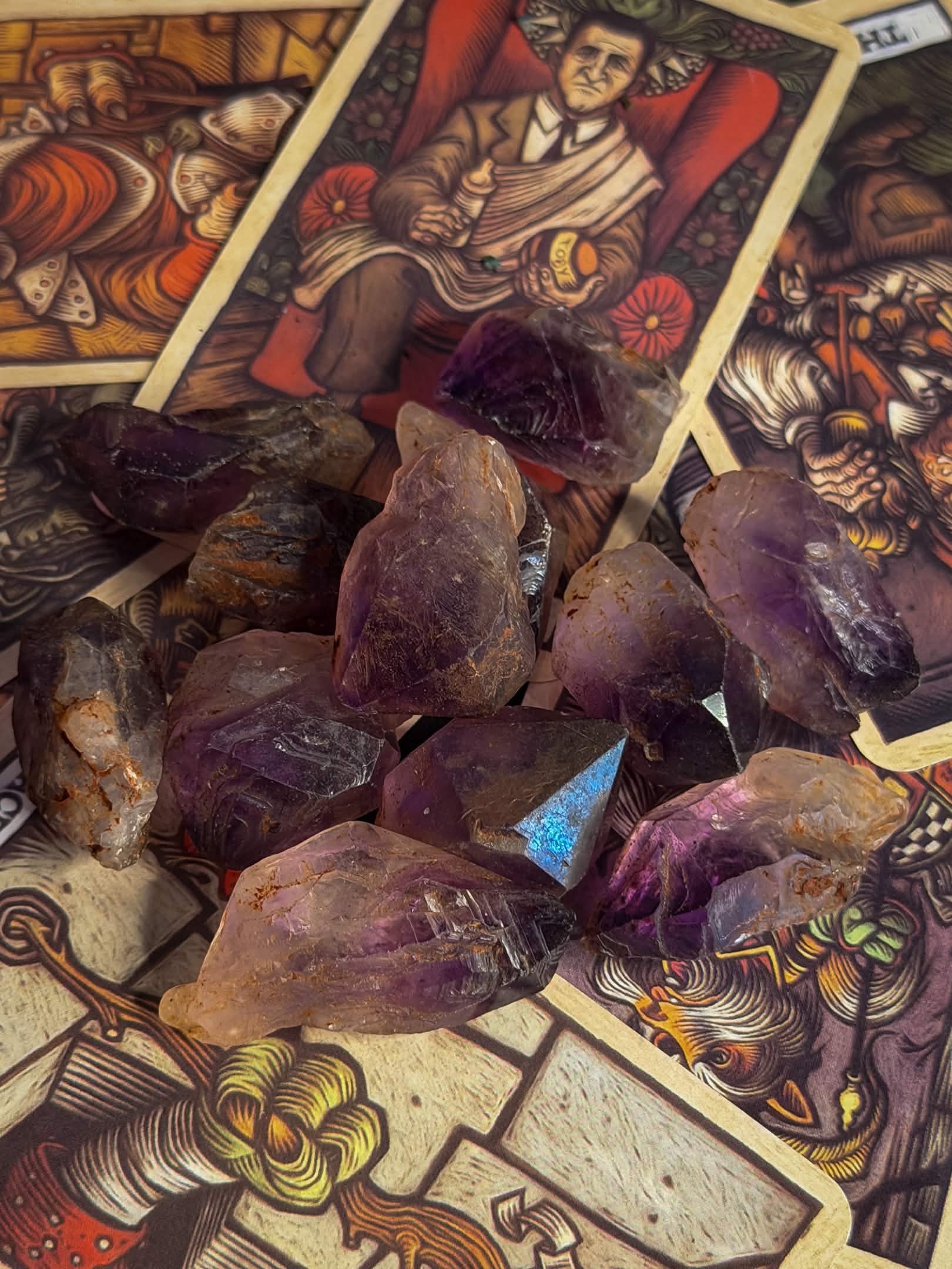Rough Amethyst Points