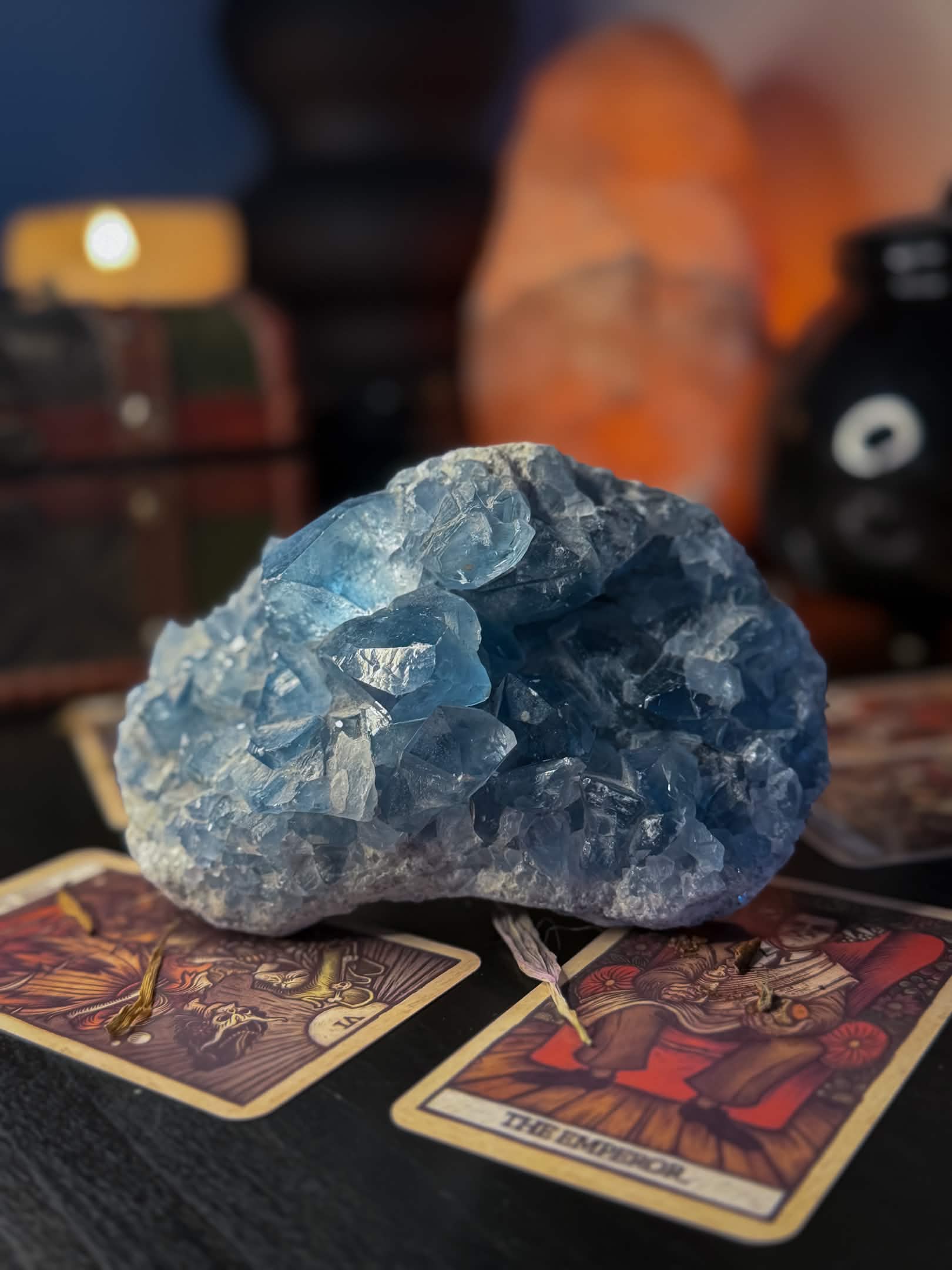 Celestite Cluster