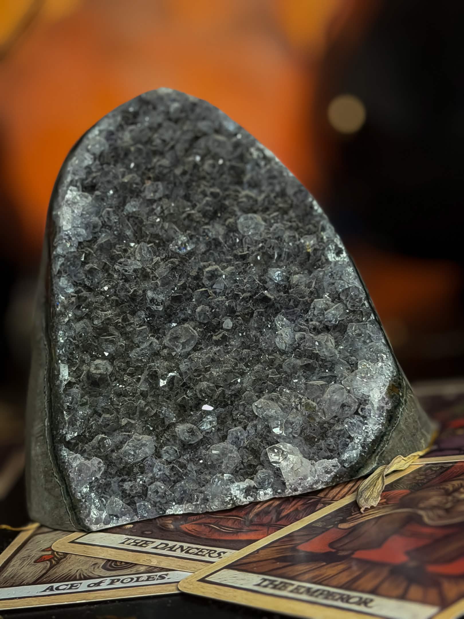 Rhiannon Amethyst Witch Hat Geode