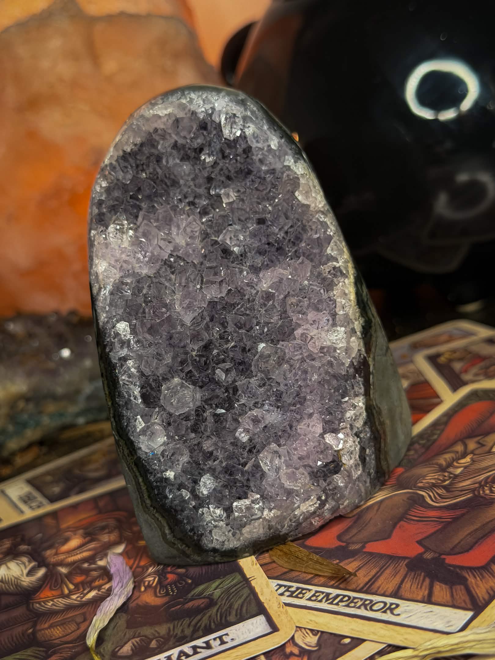 Amethyst Witch Hat Geode