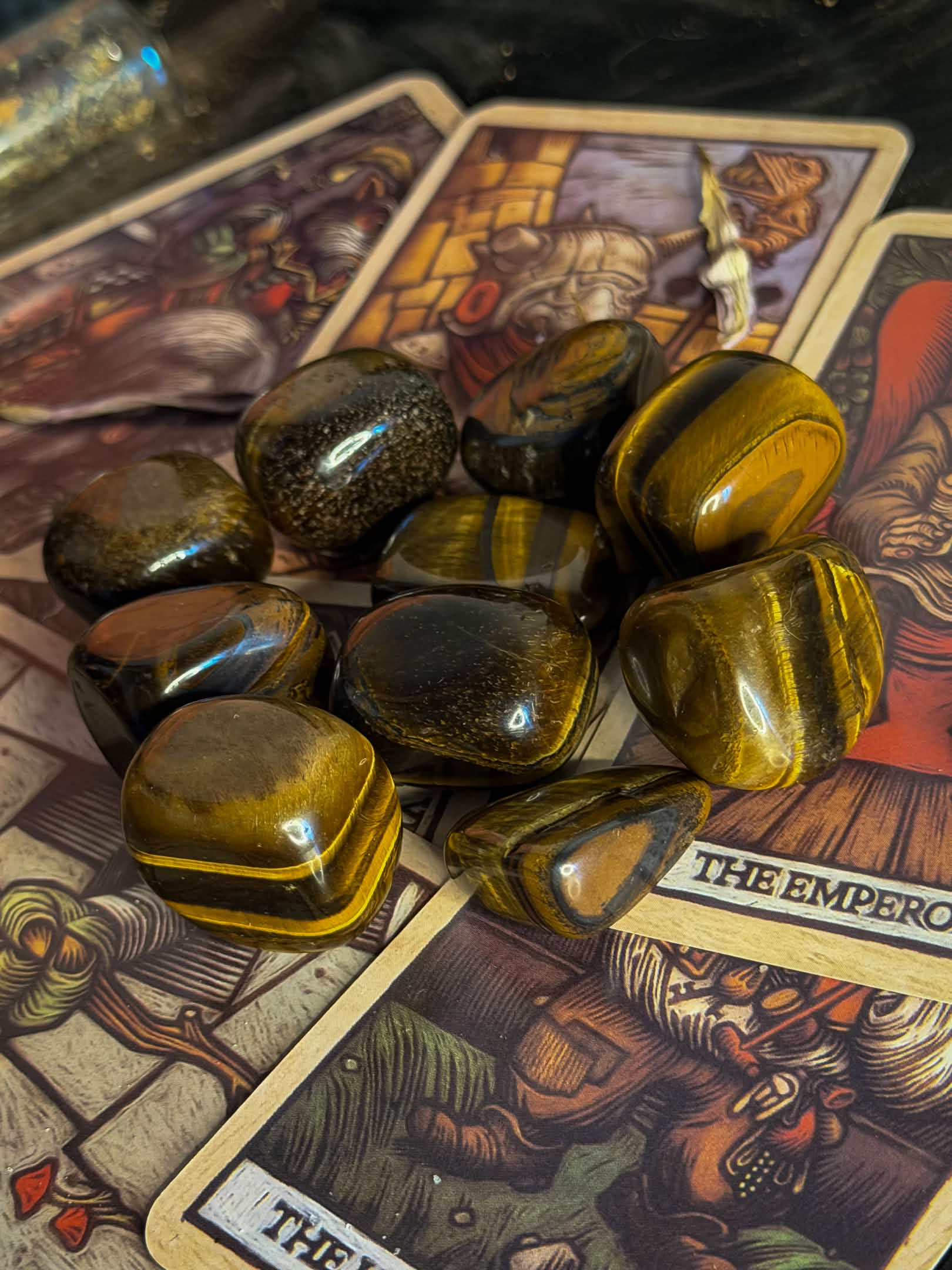 Tigers Eye Tumblestone