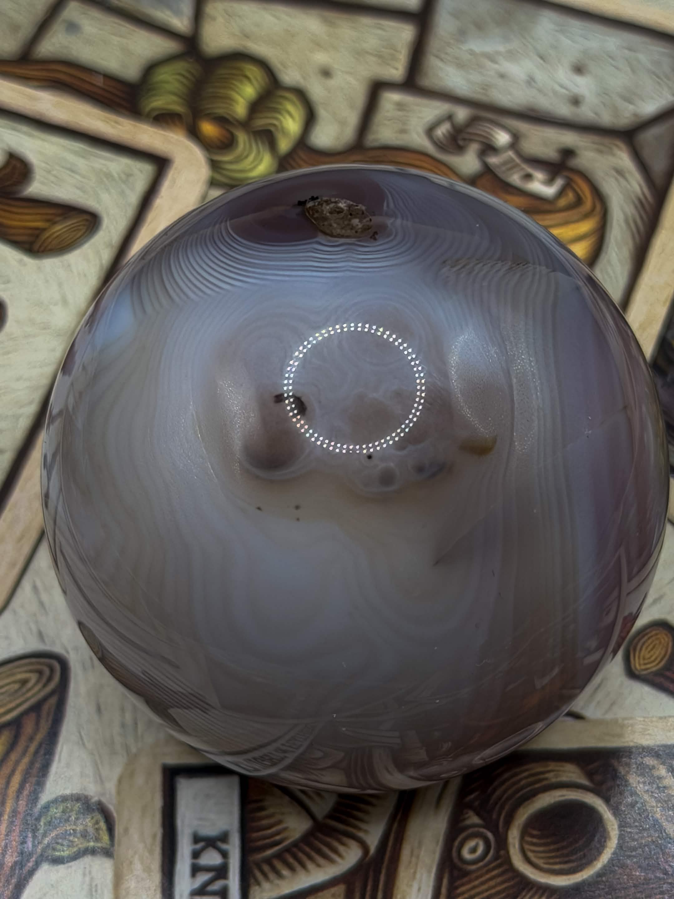 Jelly Agate Sphere