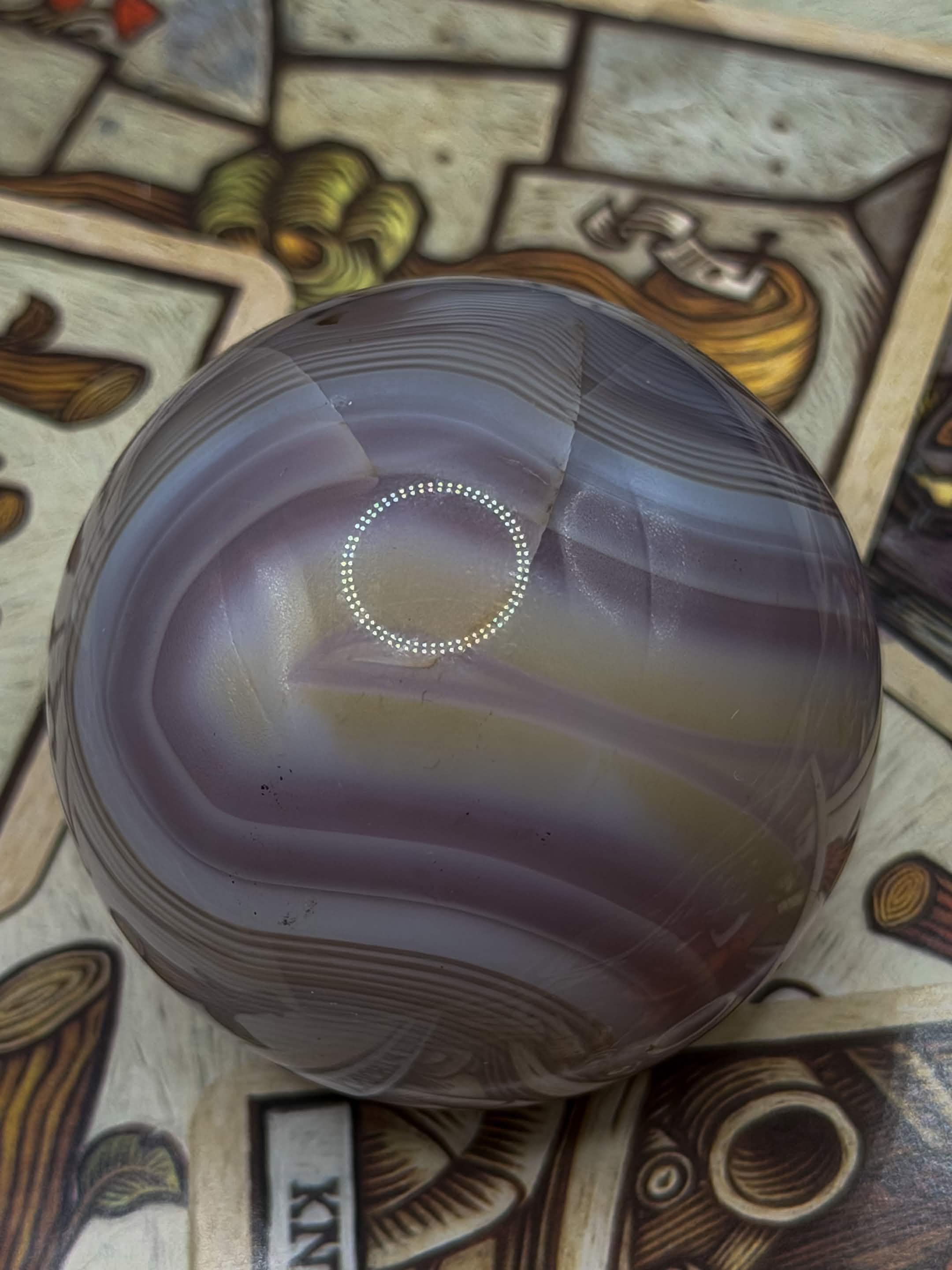 Jelly Agate Sphere