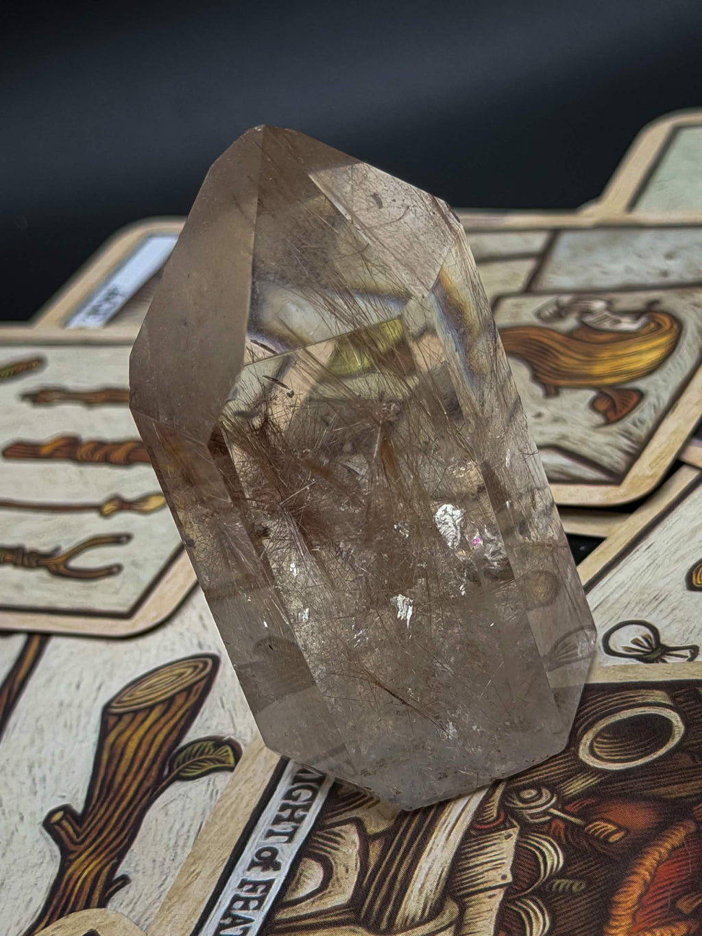 Red Rutile Quartz Tower