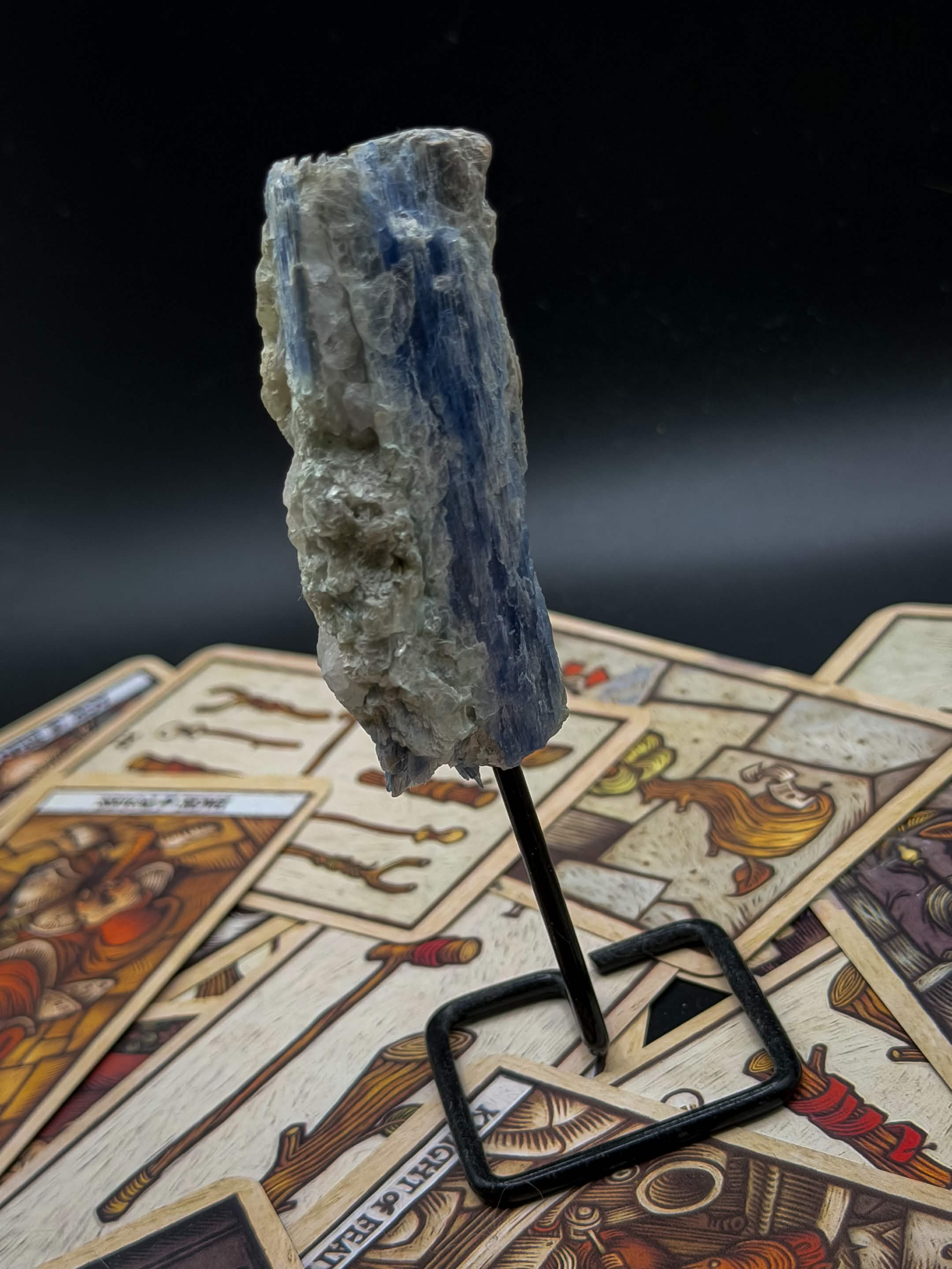 Small Blue Kyanite on Stand